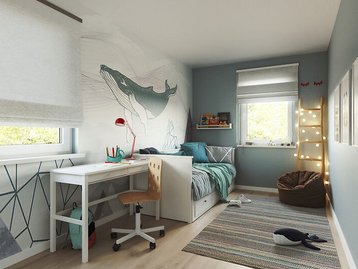 Kinderzimmer Reihenhaus Neuenstadt