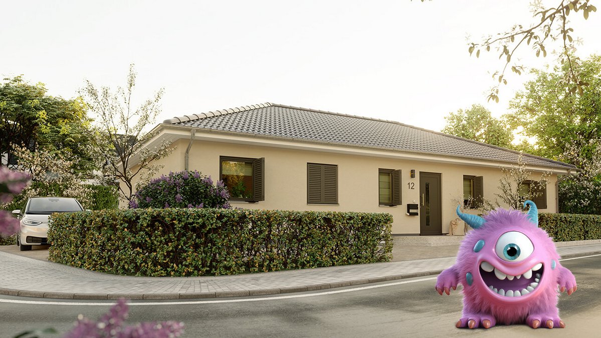 Häuser mit Ratenfressern